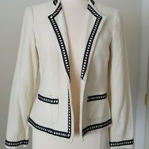 White/ black jacket misses 10